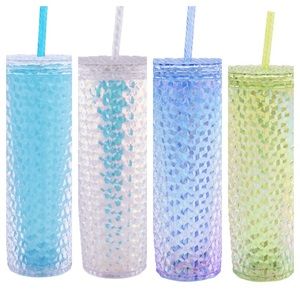 4 Pack of Studded Drink Tumblers